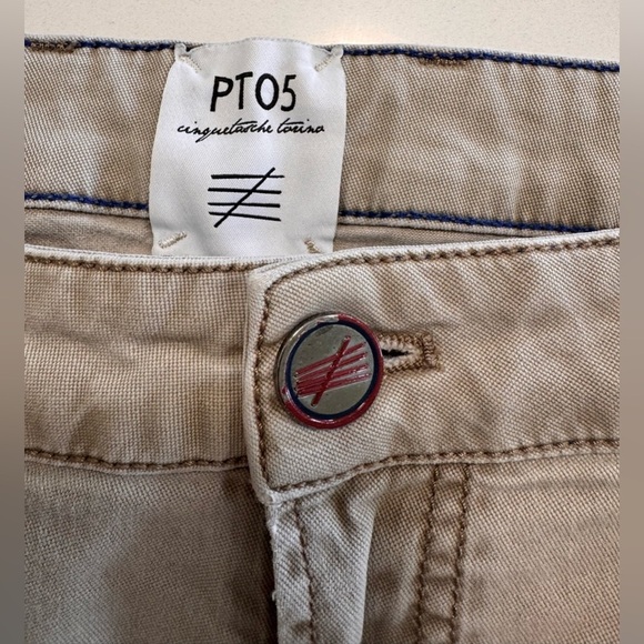 PT05 Men’s Gray New Soul Slim Fit Jeans Size 36X28 Italian Denim Stretch - Picture 3 of 15